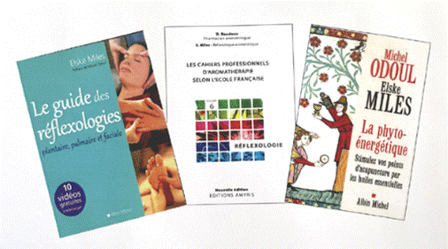 Les livres de Elske Miles et Miche Odoil sur la Réflexologie